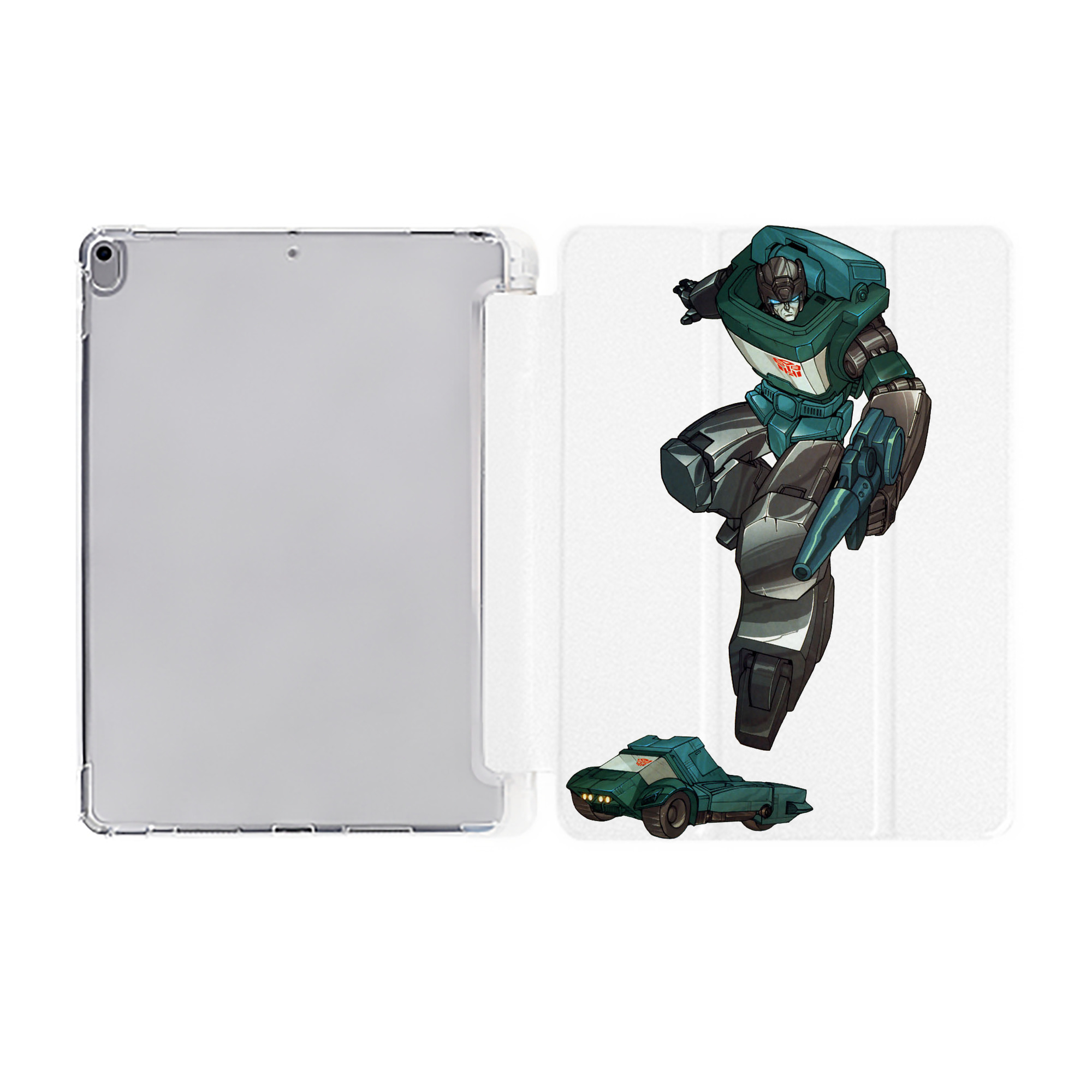 （画像用）  IPad ケース ペン収納付き 三つ折りスタンド PUレザー×シリコン 対応機種9.5/10.5/10.9インチ